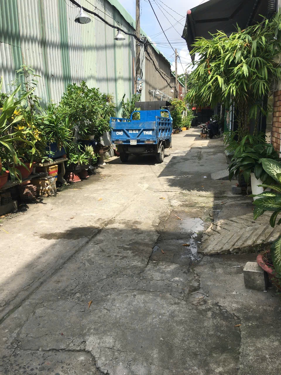 HẺM XE HƠI KHU CHỢ VẢI PHÚ THỌ HOÀ [4x14.3m], 1 LẦU