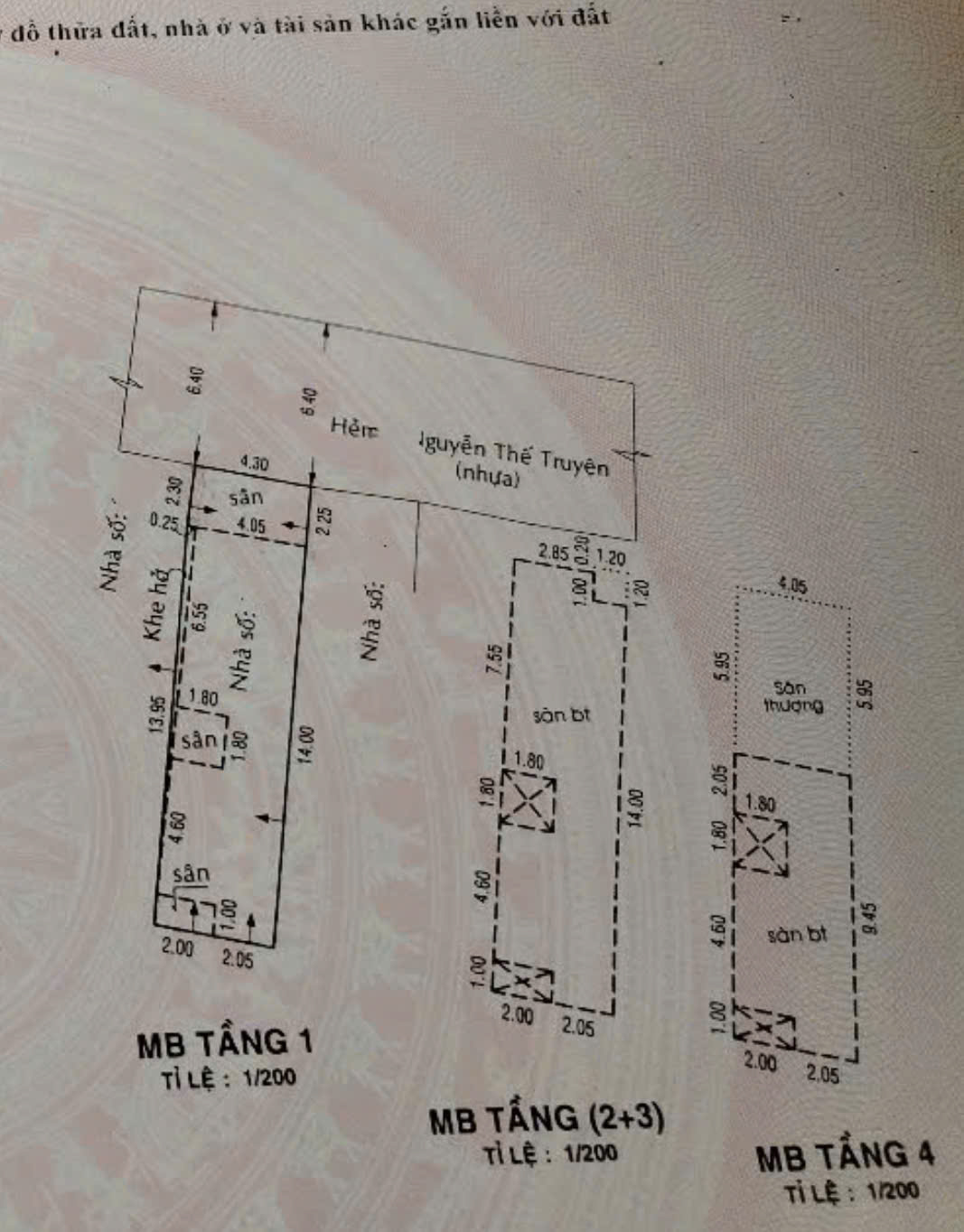 Bán Nhà hẻm Nguyễn Thế Truyện 4.3 x 16.25m