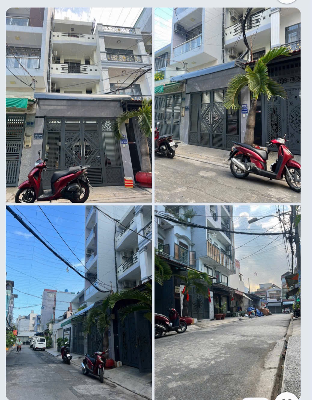 Bán Nhà hẻm Lê Sát 4m x 25m 1 trệt 3 lầu (5pn)