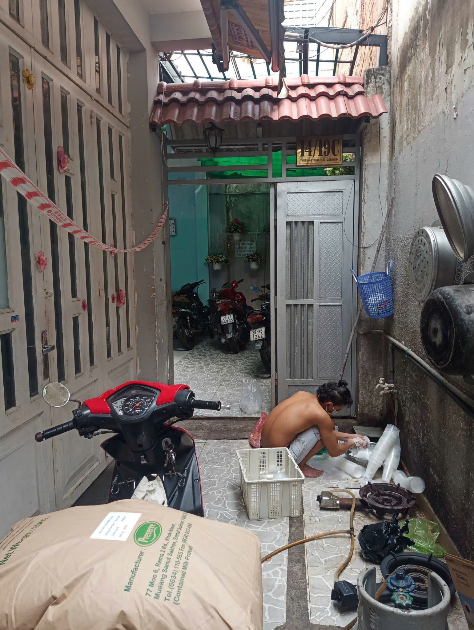 Bán Nhà hẻm  Thân Nhân Trung 58m2 1 trệt 2 lầu