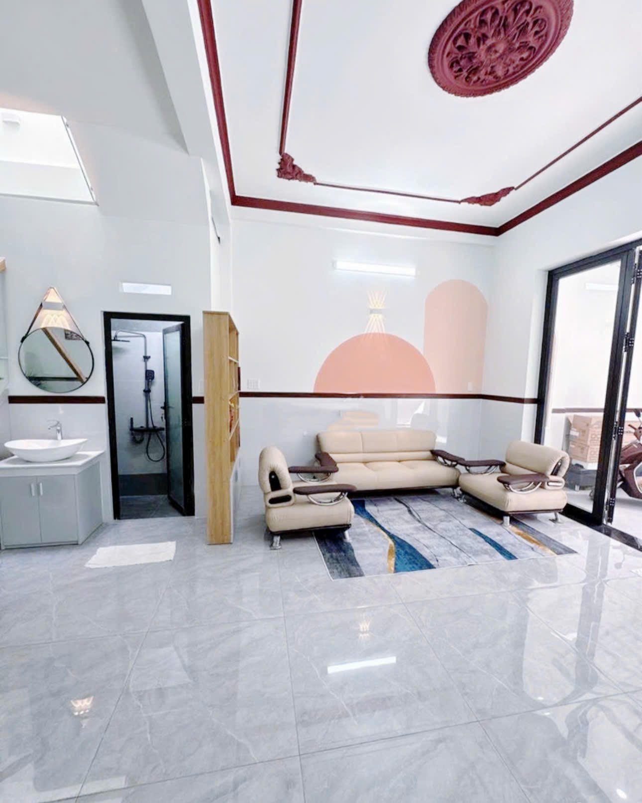 Bán Nhà hẻm Lý Thánh Tông 5.2 x 15.4m 1 lầu nhà đẹp, 3pn 3wc nội thất sẵn