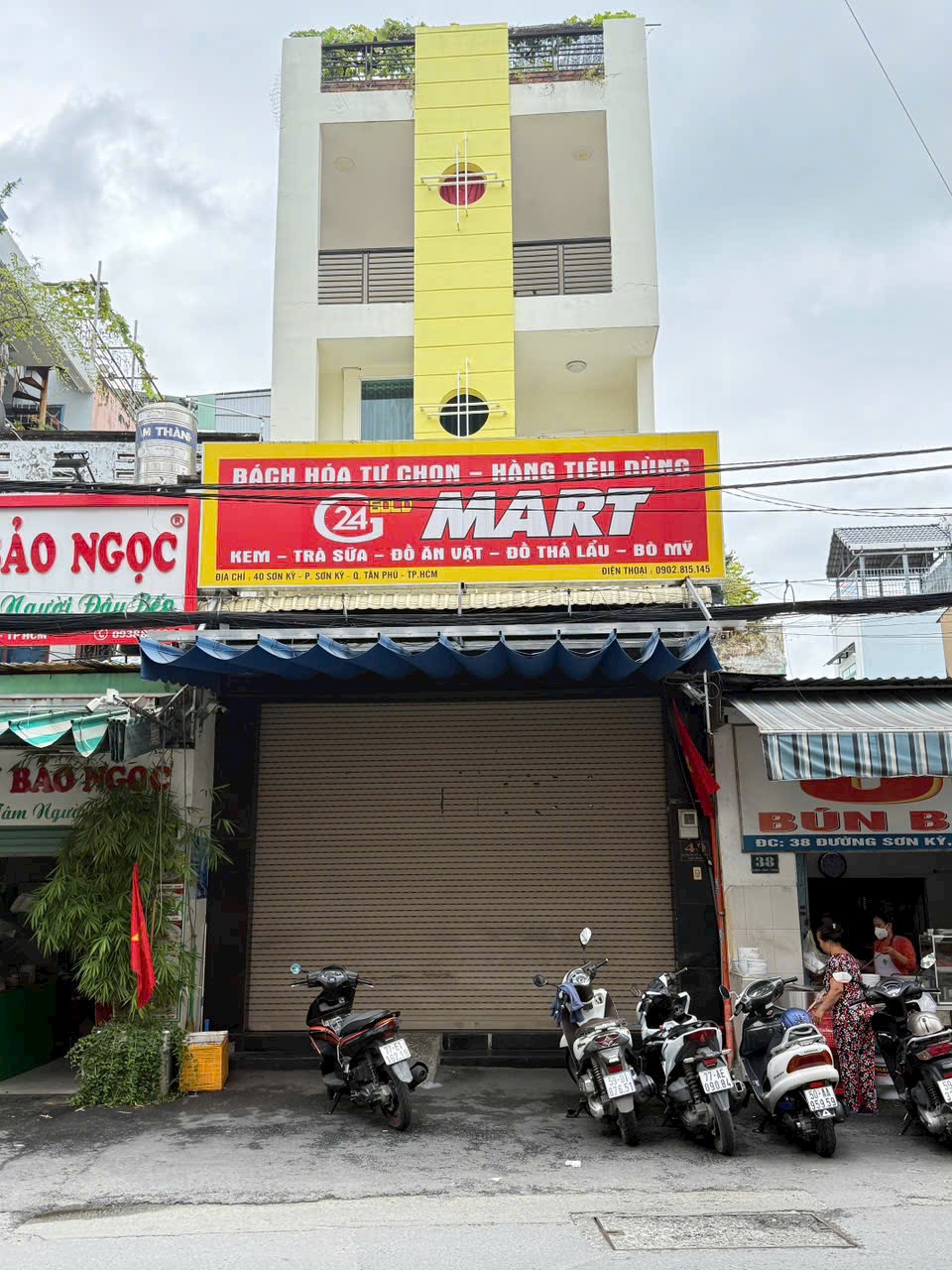 Bán Nhà mặt tiền Sơn Kỳ 5.5m x 17.5m nở hậu 