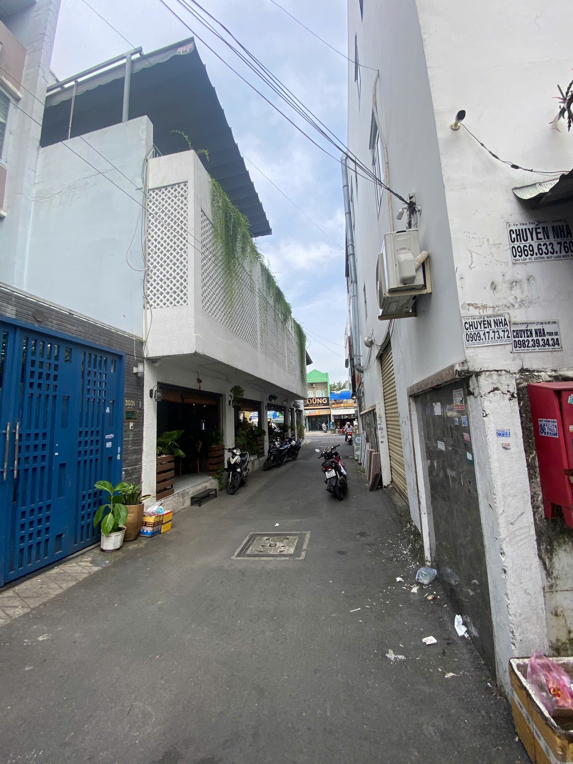 Hẻm Gò Dầu, 4.15 x 21.25m, 1 trệt 3 lầu, hẻm 4m