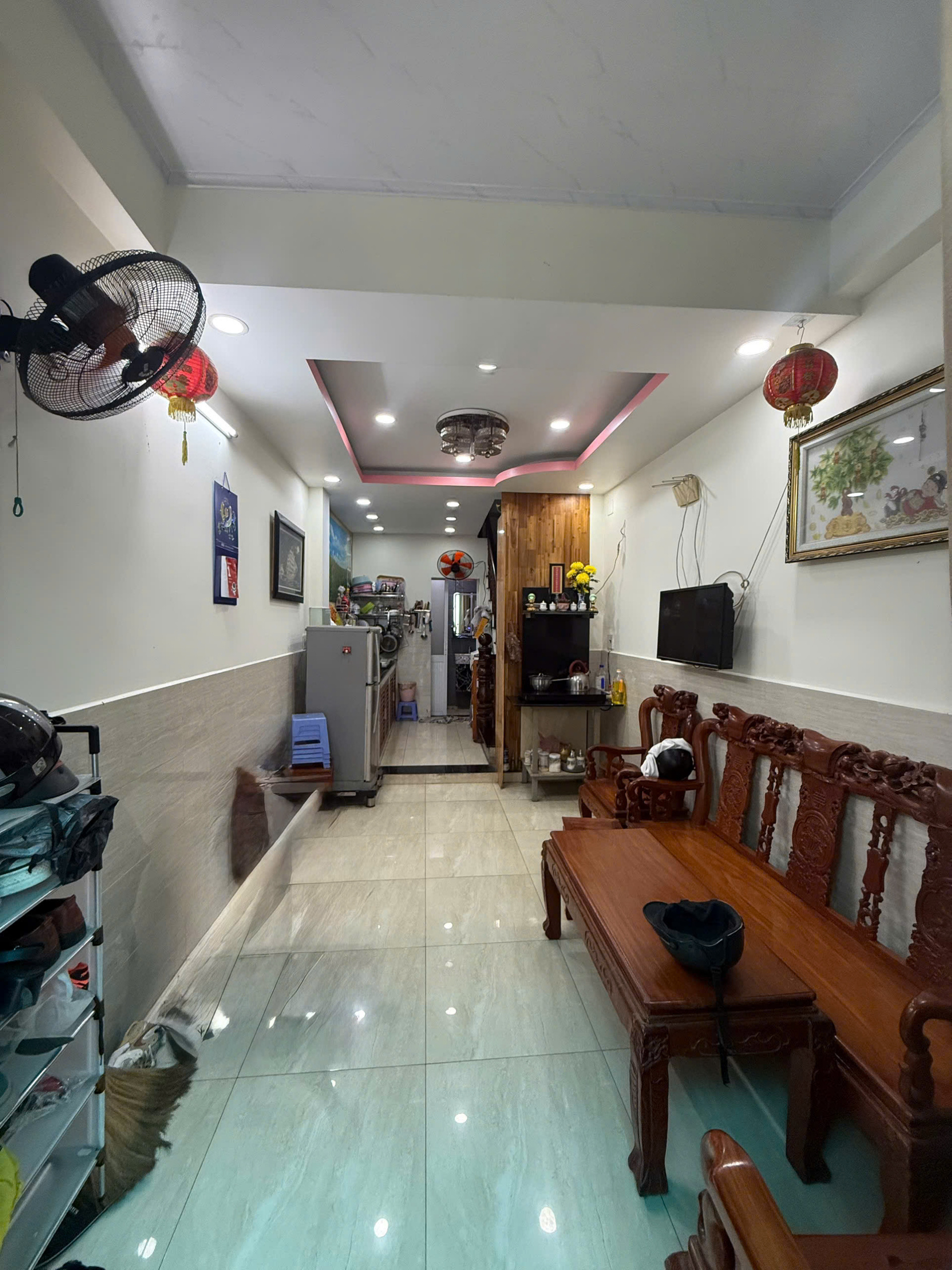 Nhà Hẻm Lê Trọng Tấn, Tân Phú, 3 x 10m, 1 trệt 1 lửng 1 lầu + sân thượng ( sàn + mái đúc BTCT ), hẻm